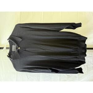 Versace Classic Polo Shirt Long Sleeve Black